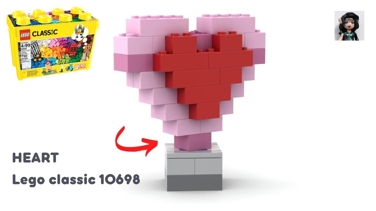 HEART ❤️ Lego classic 10698 ideas How to build easy