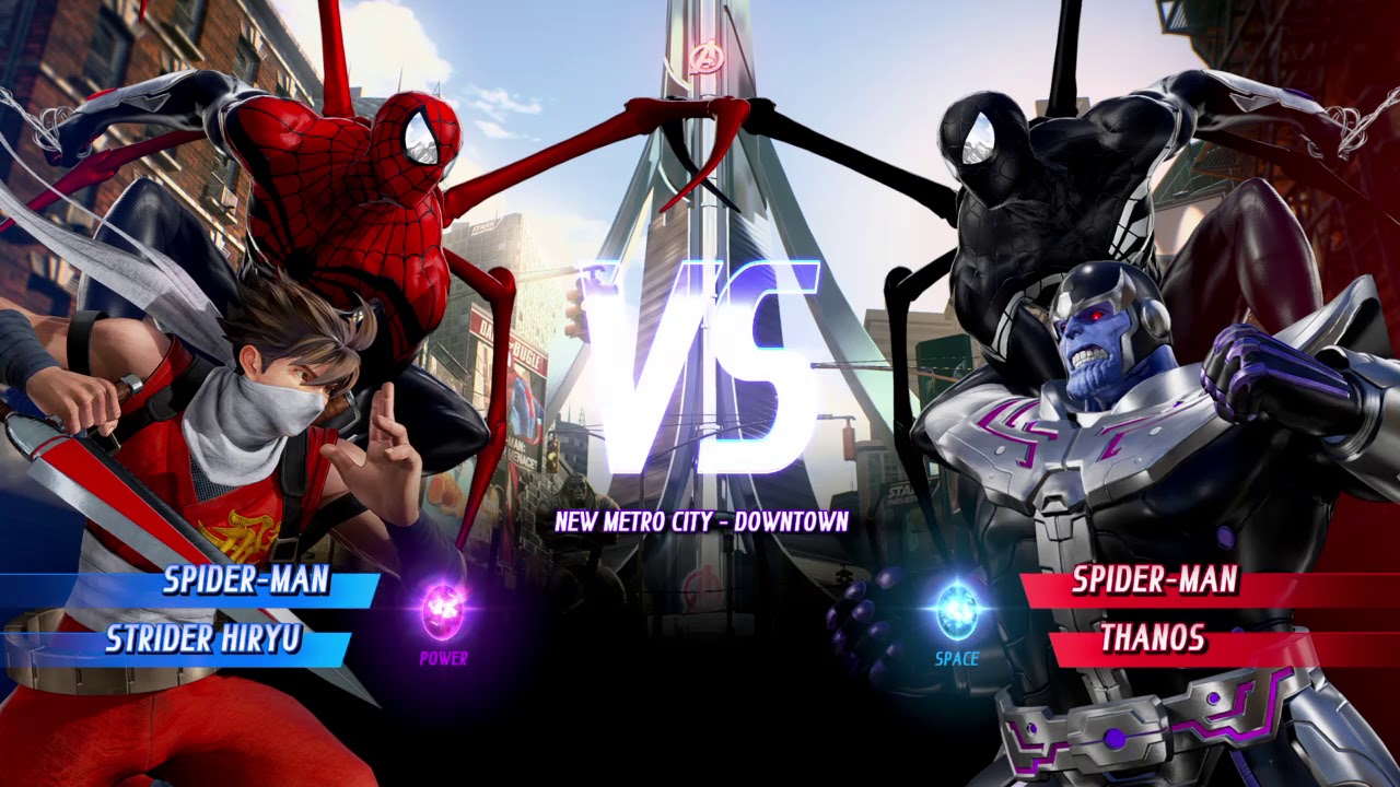 MARVEL VS. CAPCOM: INFINITE spiderman homecoming DLC