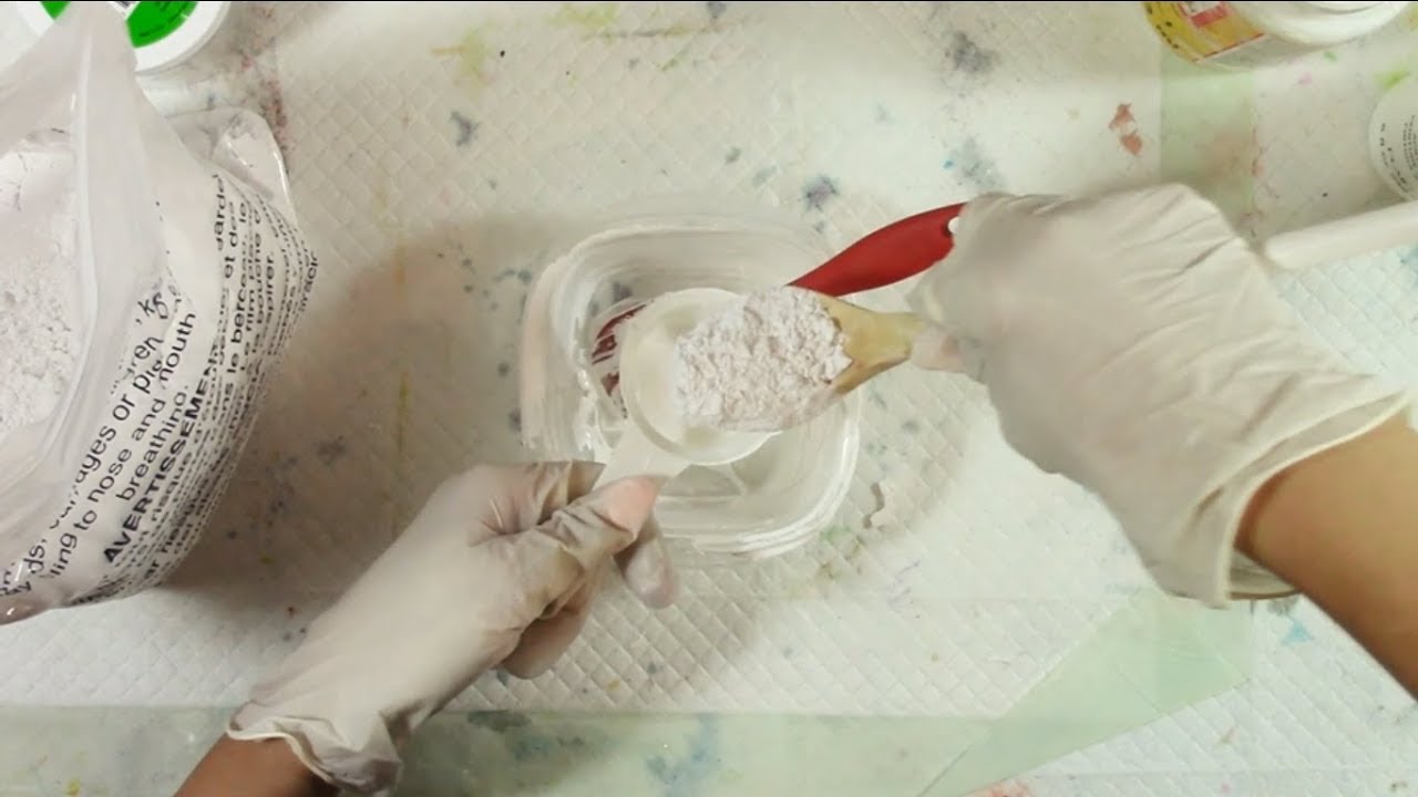 Homemade Gesso Recipe using Plaster of Paris