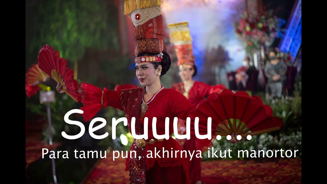 TORTOR BATAK DI ACARA RESEPSI NASIONAL PERNIKAHAN..PARA TAMU KAGUM LALU IKUT MANORTOR....
