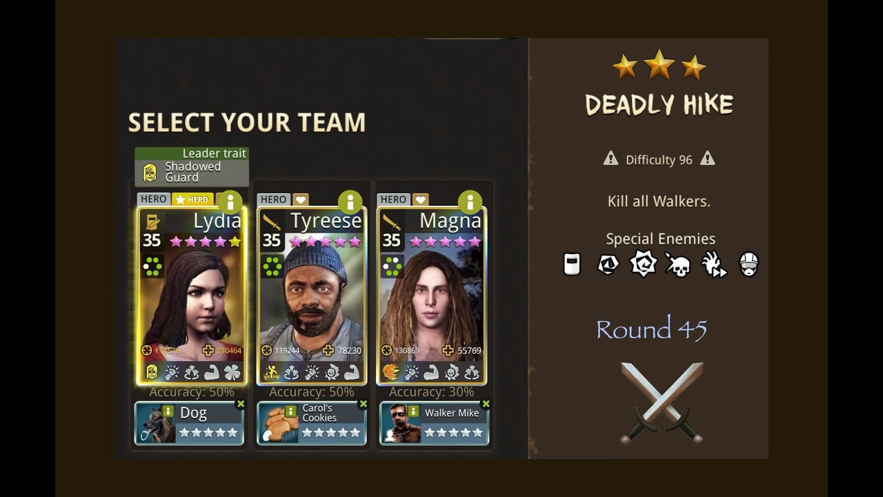 NML: Deadly Hike - DD Round 45 Lydia is star hero.