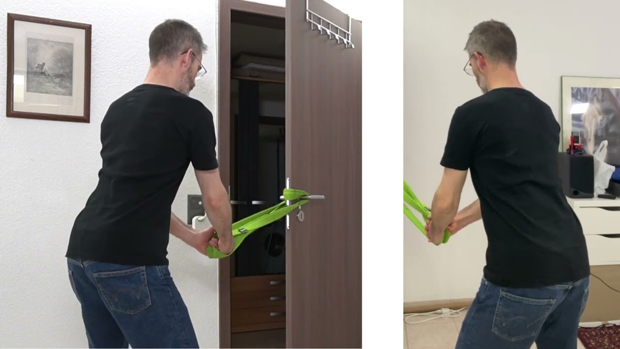 Lower Traps Strength Exercise With A Resistance Band