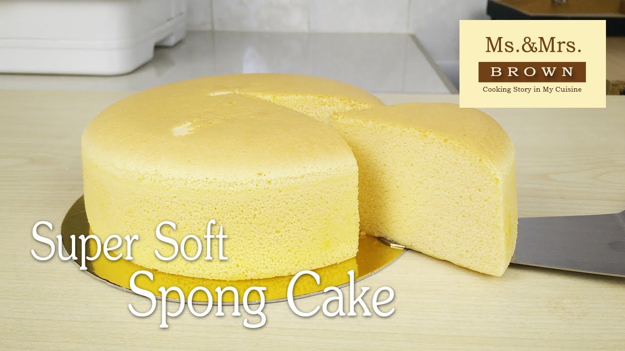 Sponge Cake (Tang mian method) สปันจ์เค้กไม่ง้อสารเสริมSP นุ่มละลายในปาก