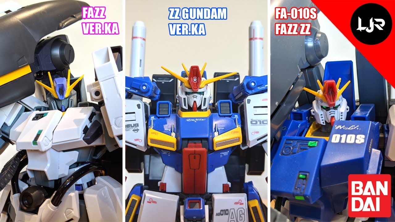 [ОБЗОР] MG FAZZ Ver.Ka 🆚 ZZ Gundam Ver.Ka 🆚 FA 010S FAZZ