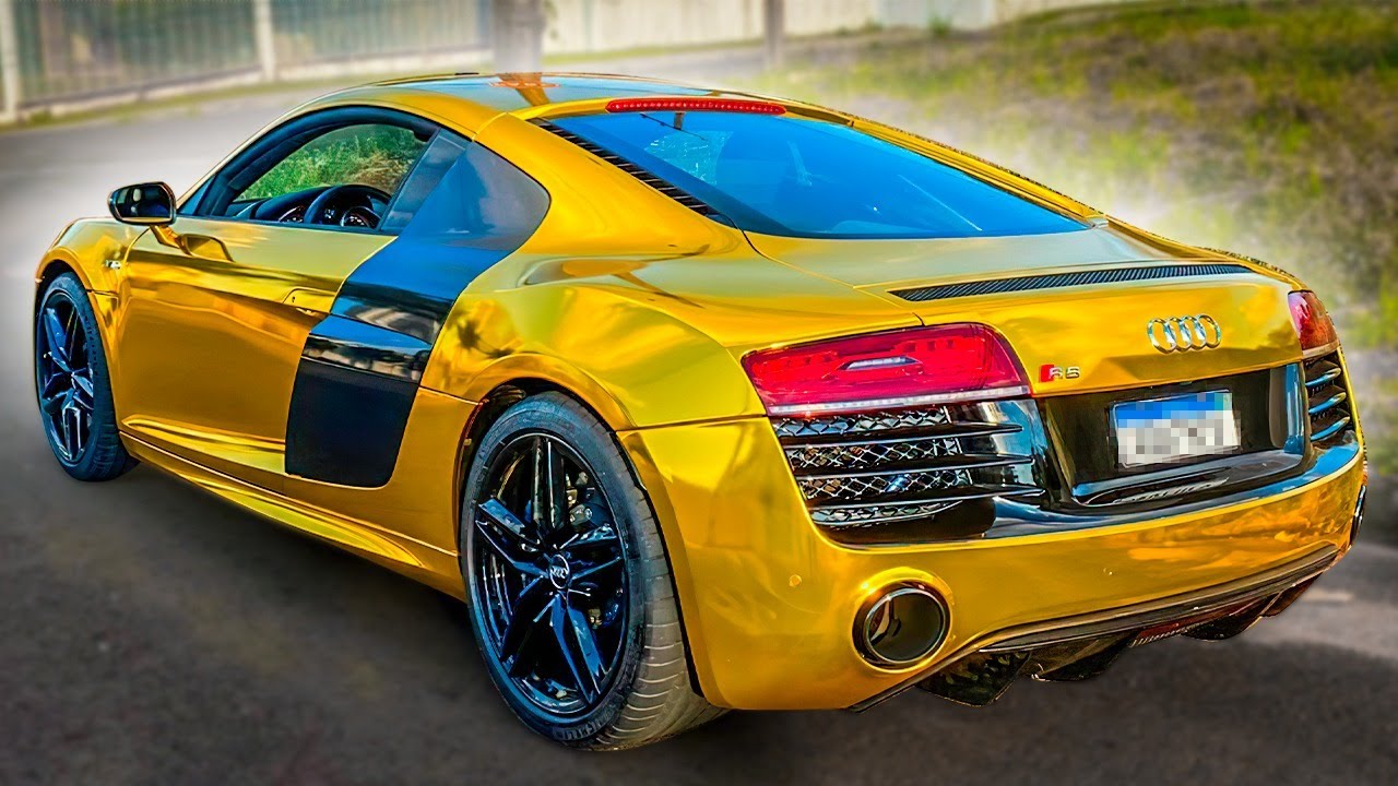 PRIMEIRO ROLE COM O AUDI R8 DE OURO