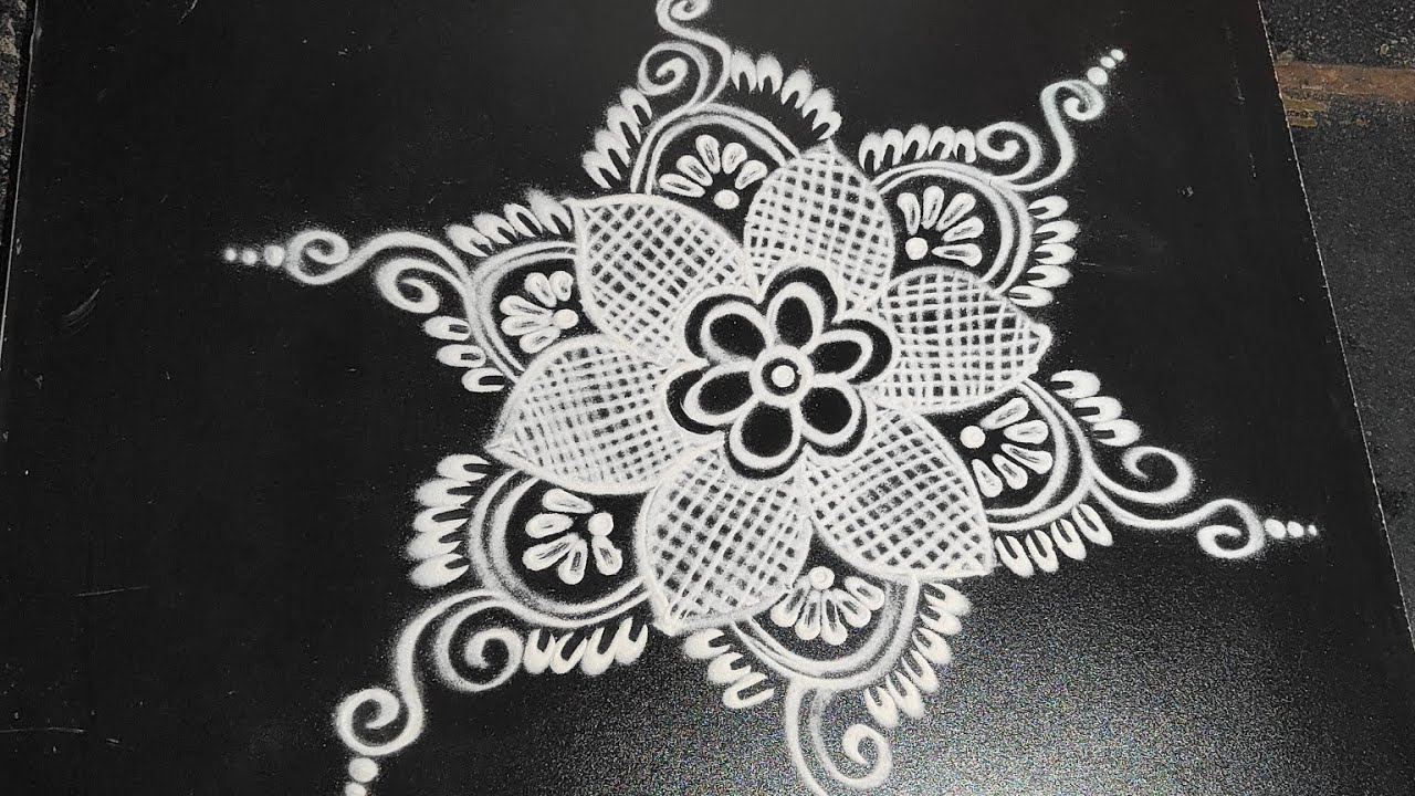 Легко нарисовать Ранголи для Макара Санкранти #rangoli #dailyrangoli #sankrantirangoli