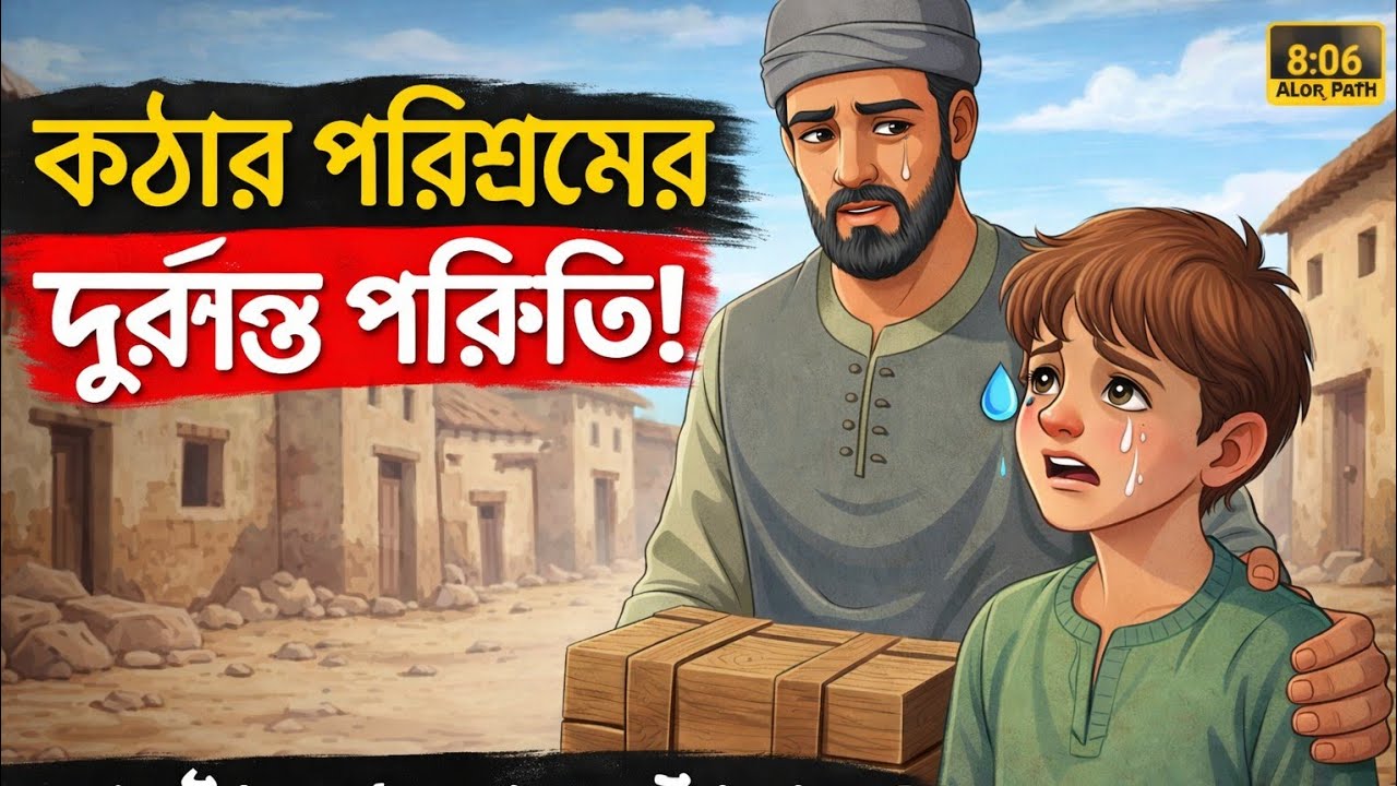 কঠোর পরিশ্রমের প্রতিদান | শিক্ষনীয় ইসলামিক গল্প | Bangla Islamic story by Alor Drishtiphot