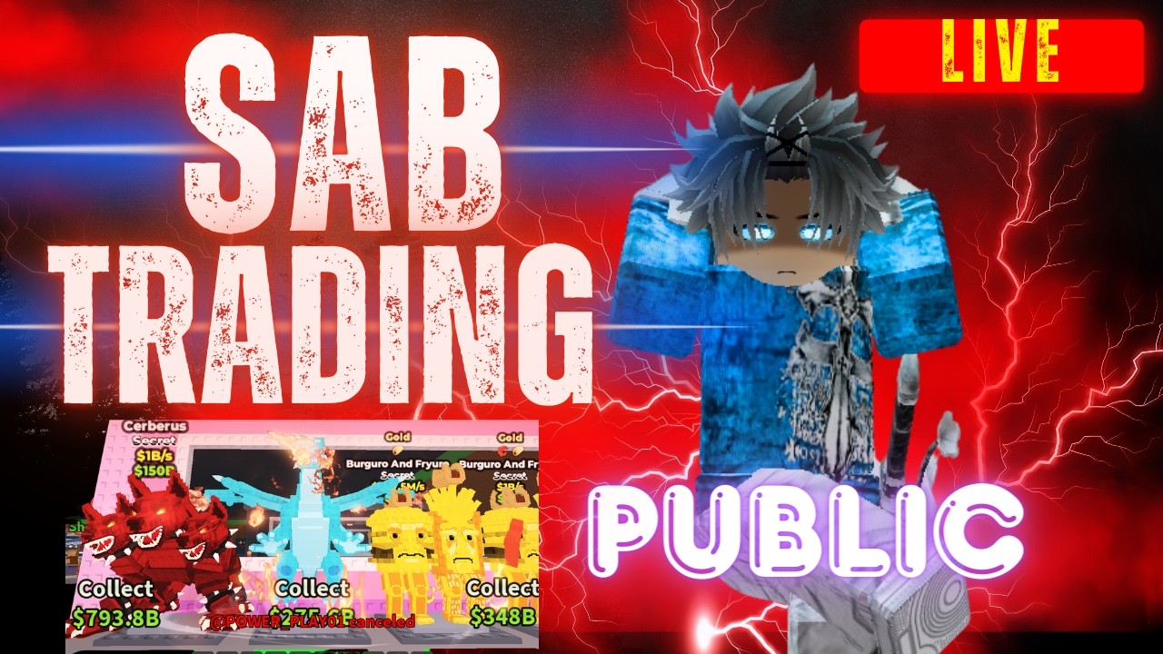 🔴Live🔴 Public Deals: SAB Trading Roblox Mr. Casper #roblox #stealabrainrot #sab #live #shortsfeed