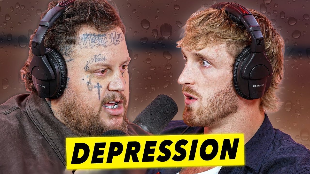 Jelly Roll Cries Over His Battle with Depression..