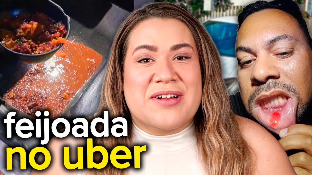 ELA DERRAMOU UM POTE DE FEIJOADA NO UBER!