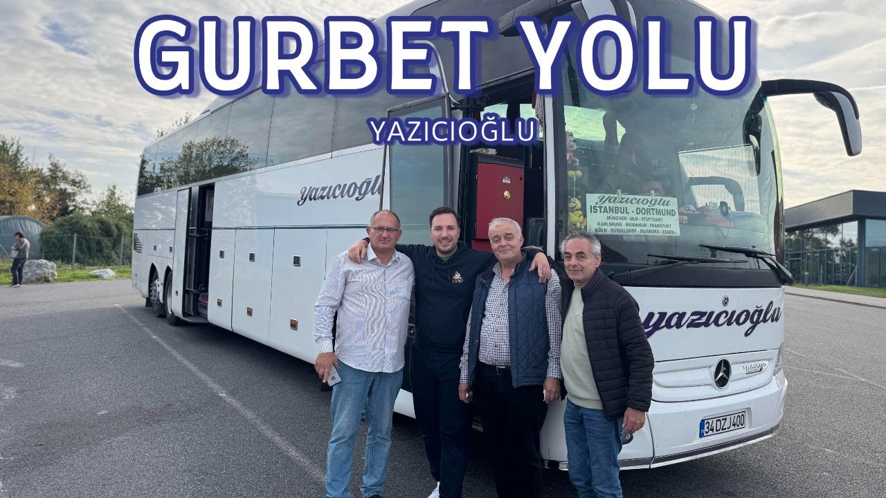 40 SAAT !! Otobüs ile Almanya’ya Gittim