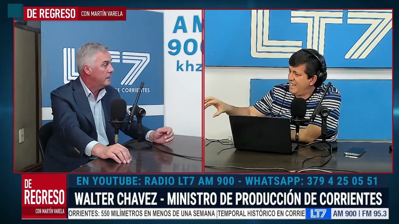 Nos visita Walter Ch&aacute;vez, Ministro de la Producci&oacute;n de Corrientes