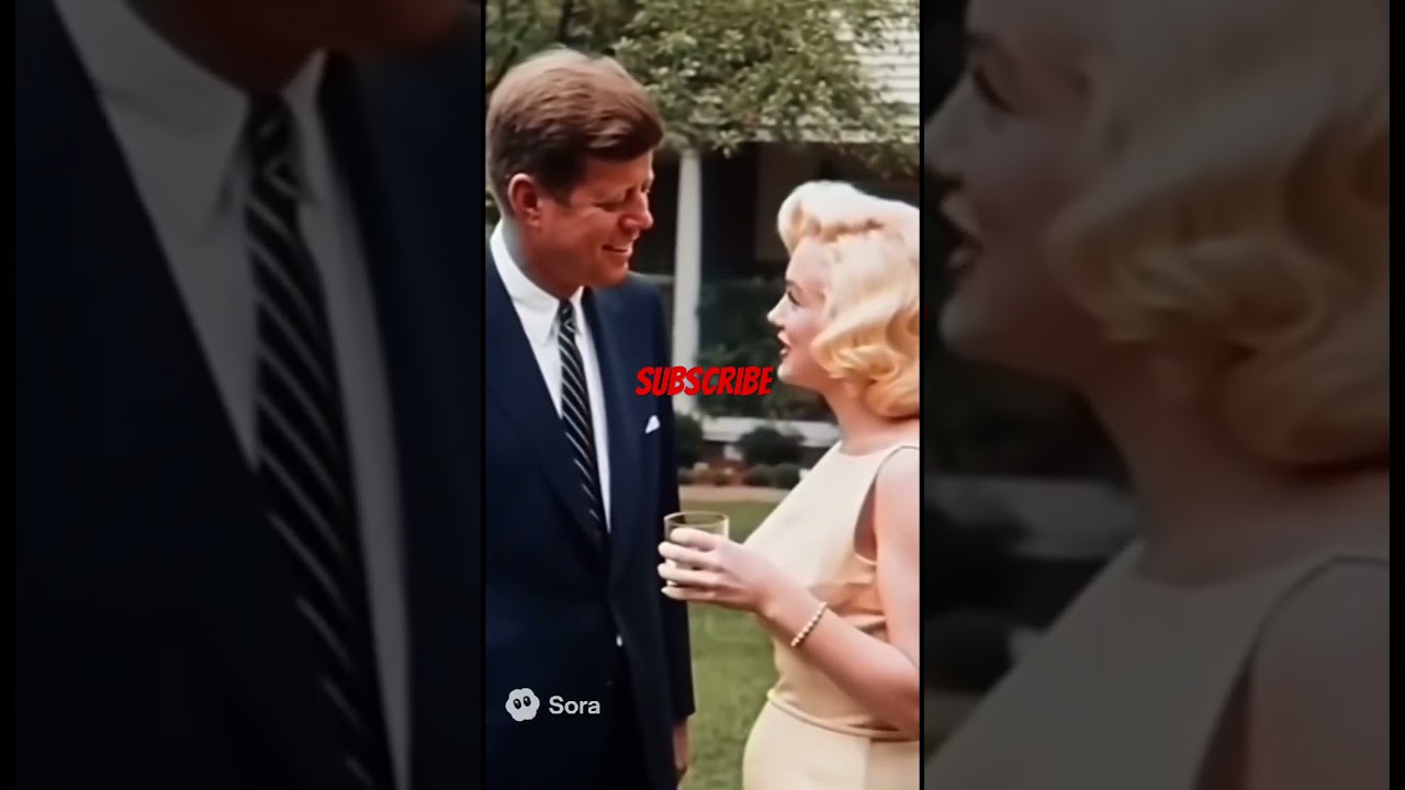 John F Kennedy meets Marilyn Monroe #usa #jfk #marilynmonroe #meeting #president #new #fyp #youtube