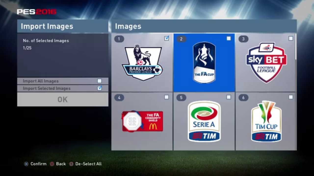 Pro Evolution Soccer 2016 Emblem, Strip & more Edit Tutorial Part I - PS4