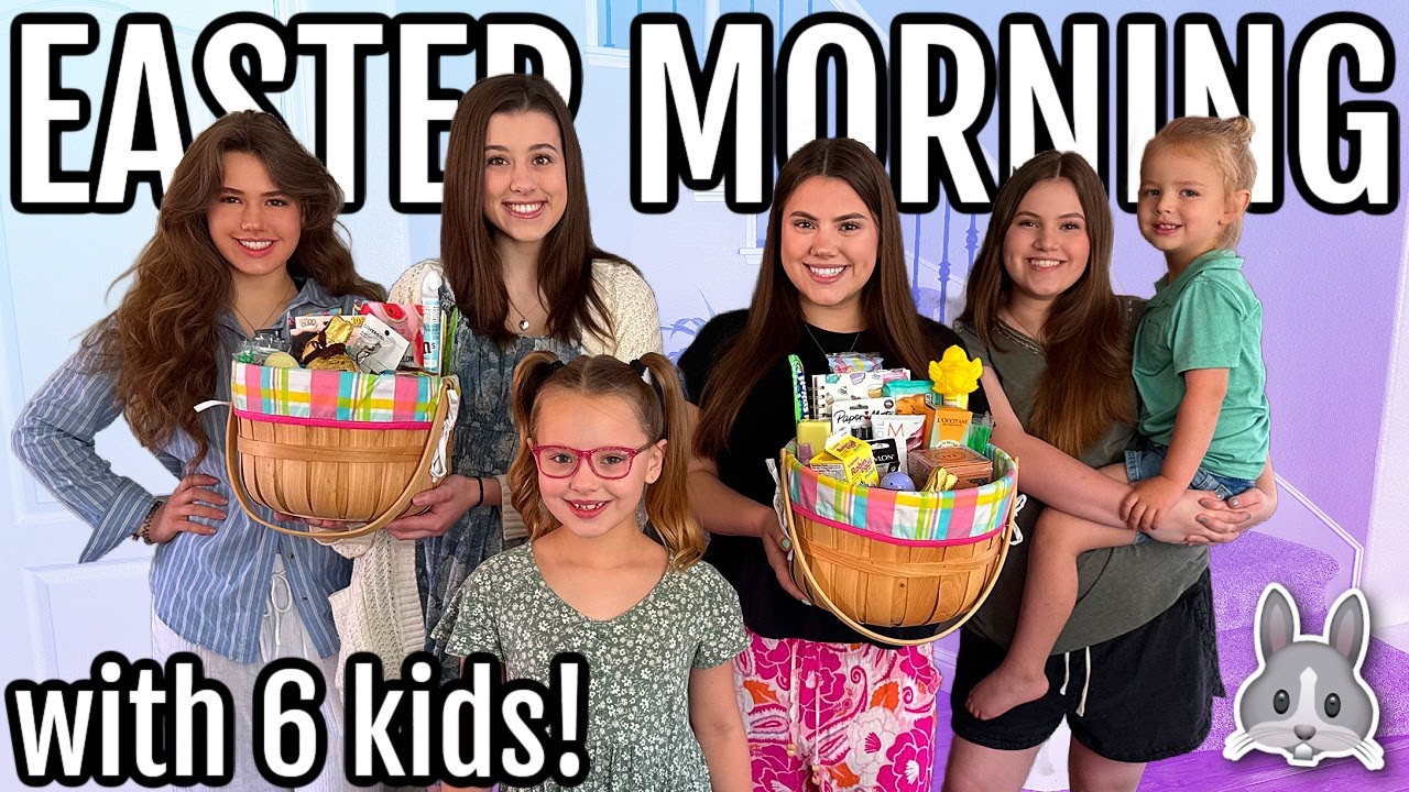 SPRiNG MORNiNG ROUTiNE with our LARGE FAMiLY!💐