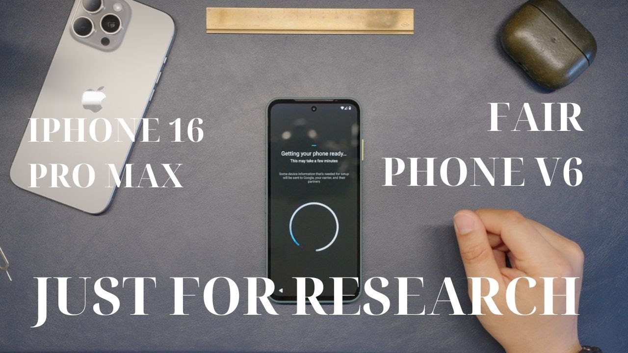 Fairphone 6 vs. iPhone Pro Max 16 Pictures and Videos Comparison