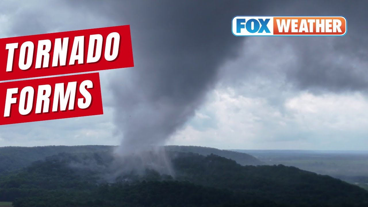 Drone Video Shows Tornado In Wisconsin