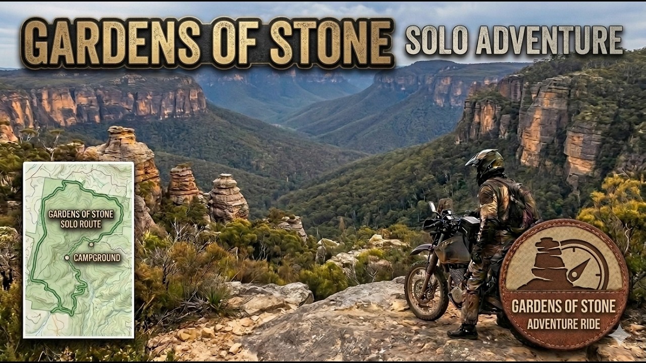 Gardens Of Stone Solo Motorycle Adventure In 4K