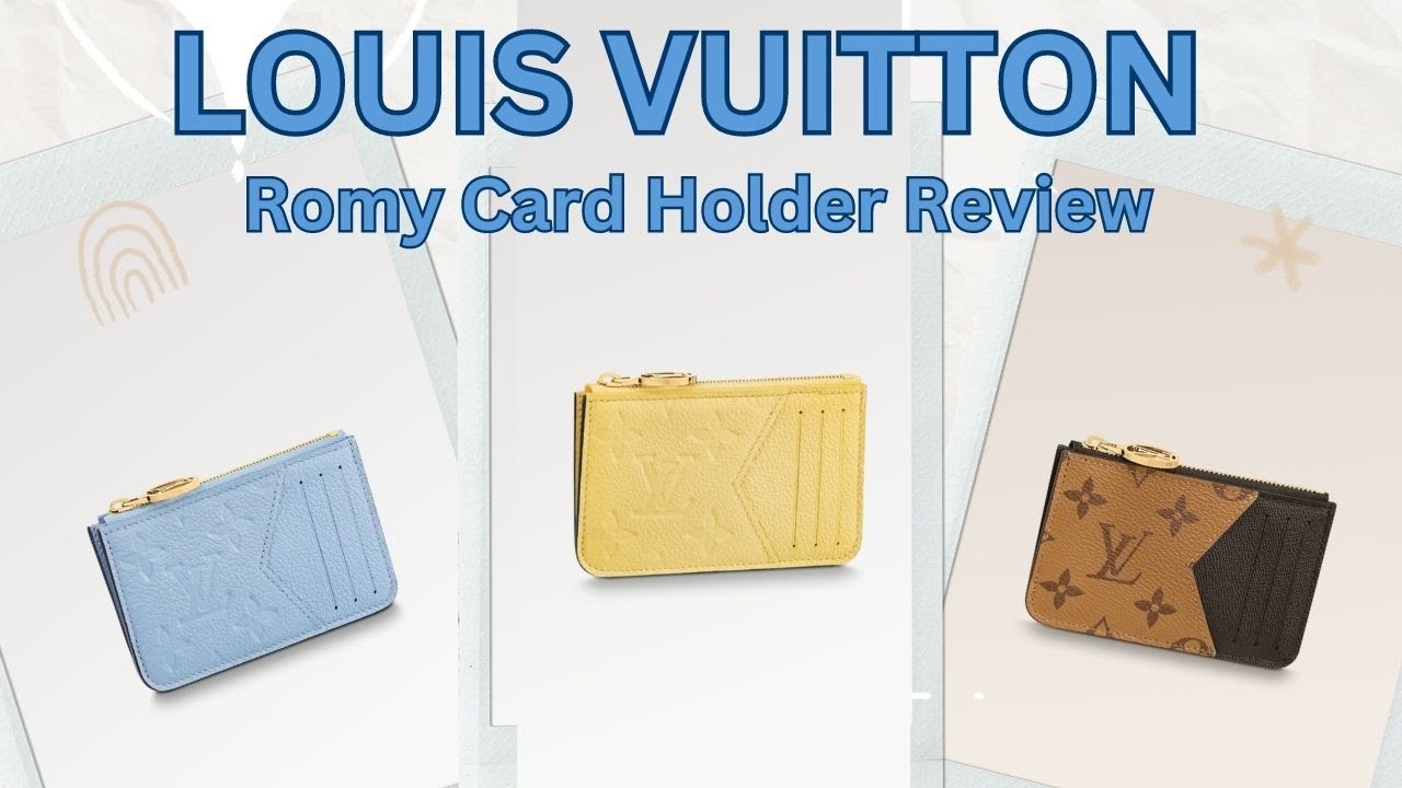 LOUIS VUITTON ROMY CARD HOLDER REVEAL