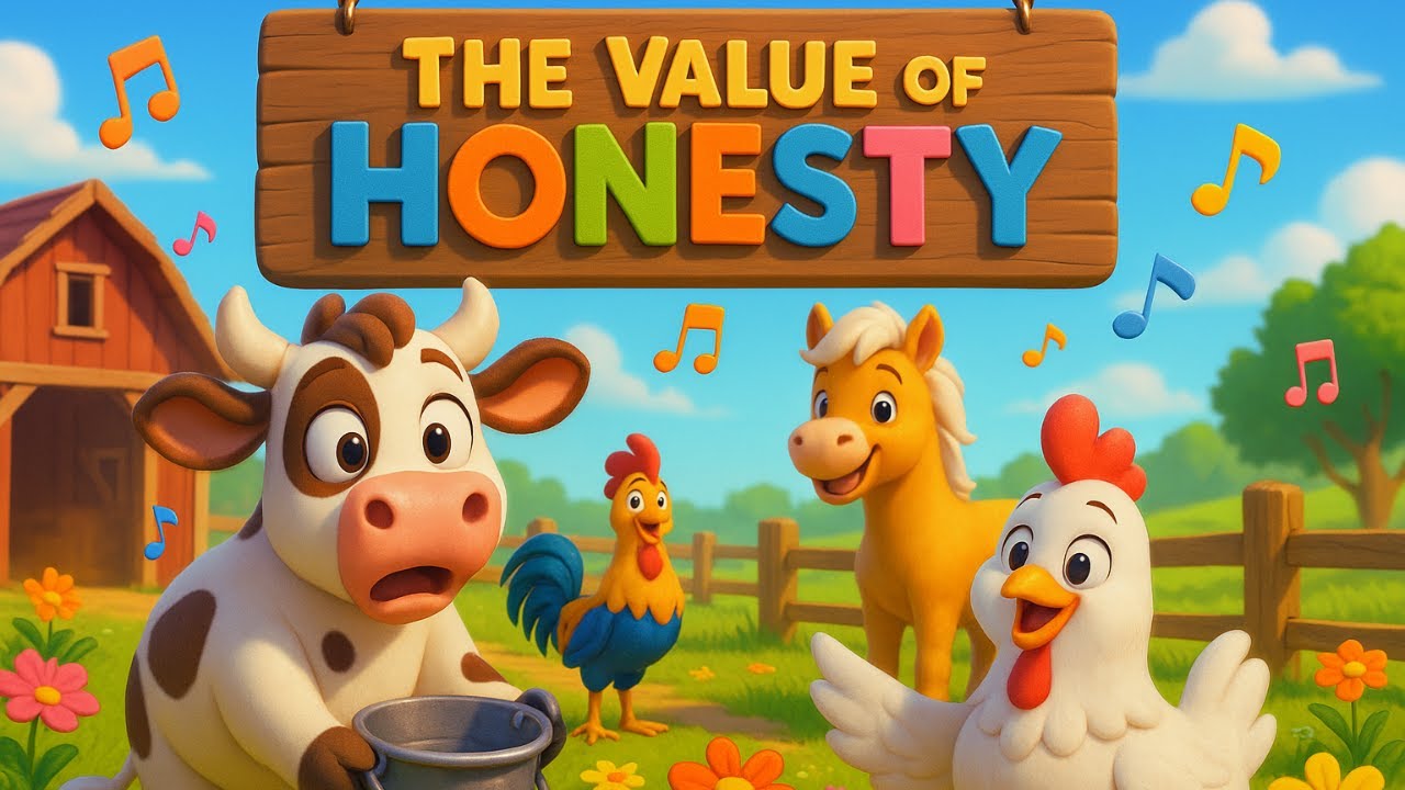 The Value of Honesty 🐮 | Musical Farm | A Lesson for Kids