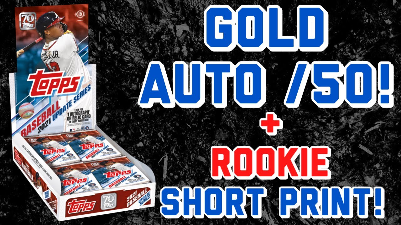 2021 TOPPS UPDATE HOBBY BOX! GOLD AUTO + ROOKIE SP!! || SPORTS CARD BOX OPENING