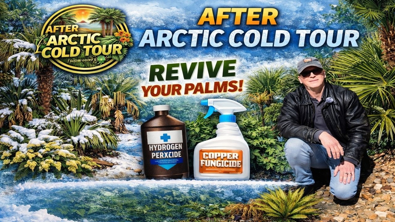 After the Arctic Freeze Tour ❄️ | How We Treat Cold-Damaged Palms