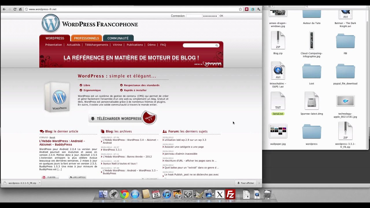 Comment faire une mise à jour manuelle de WordPress