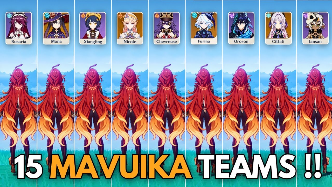 15 Best Teams for Mavuika in 2026!! F2P or Premium?? [ Genshin Impact ]