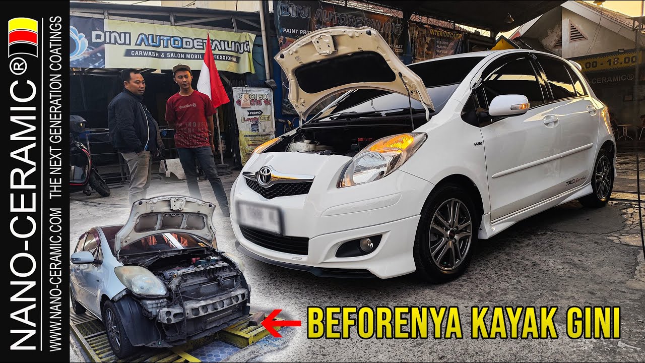Toyota Yaris Bakpao TRD V2 Langka Semi Restorasi | Projek Body Repair, Salon Total & NANO-CERAMIC
