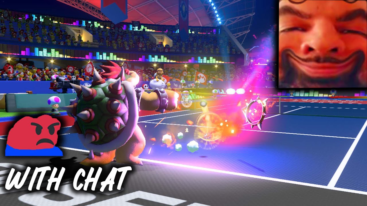 Lirik plays Mario Tennis Aces