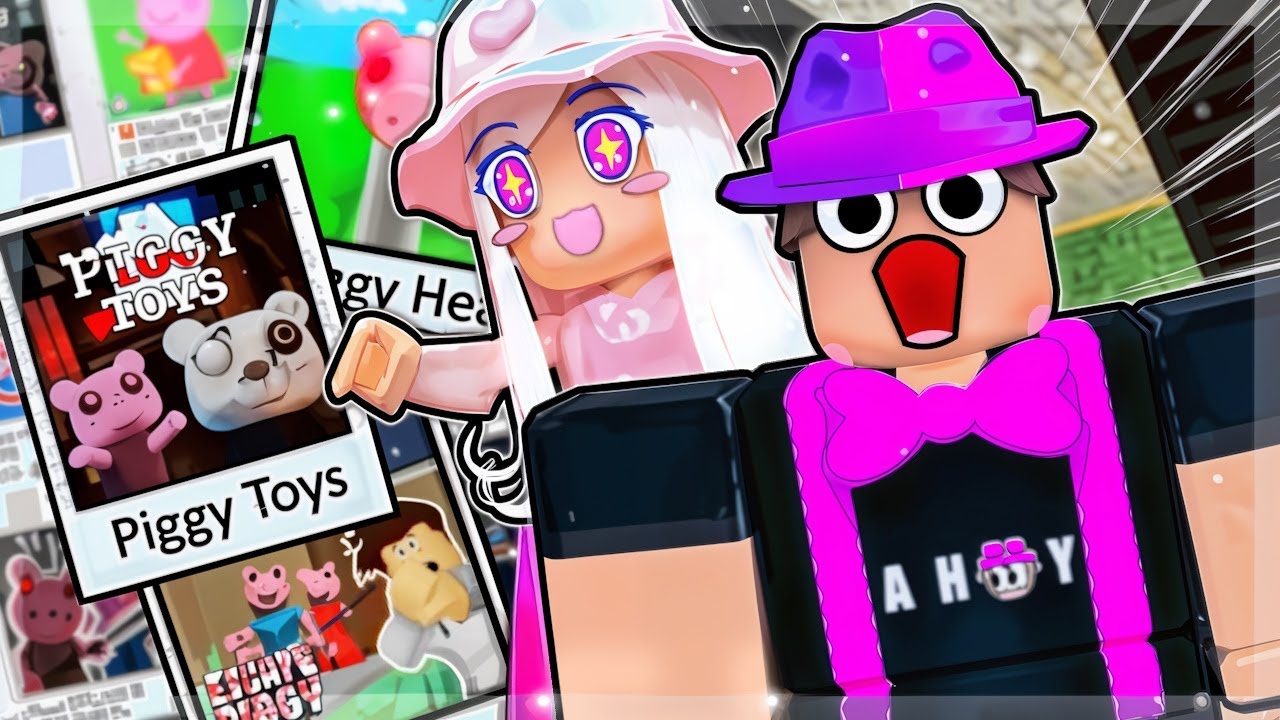 Mini & Moon Try FAKE PIGGY Games!!