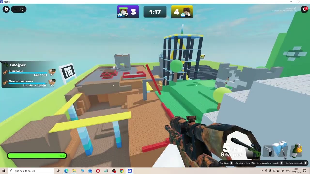zbieram na miniguna w roblox rivals