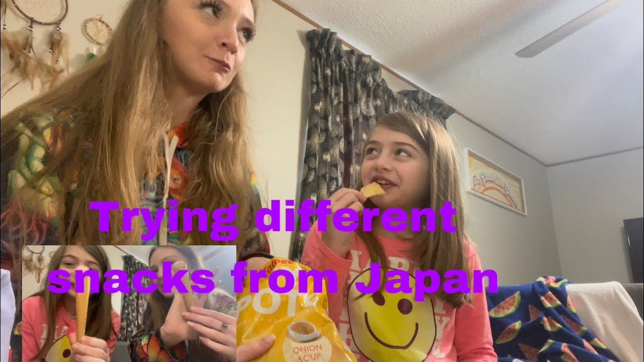 Trying different snacks from Japan ft Kaylee #777 #discoverunder5k #discoverunder2k #snacks
