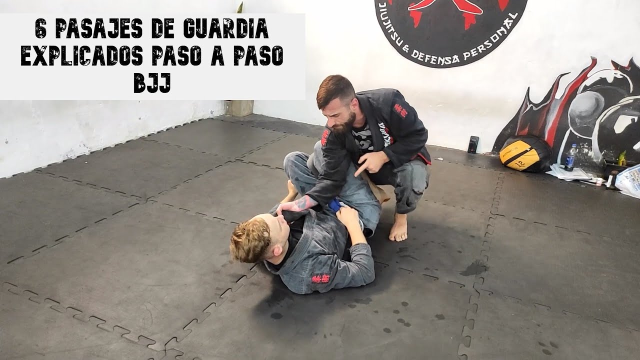 6 Pasajes de guardia explicados paso a paso Brazilian Jiu Jitsu #bjj #jiujitsu