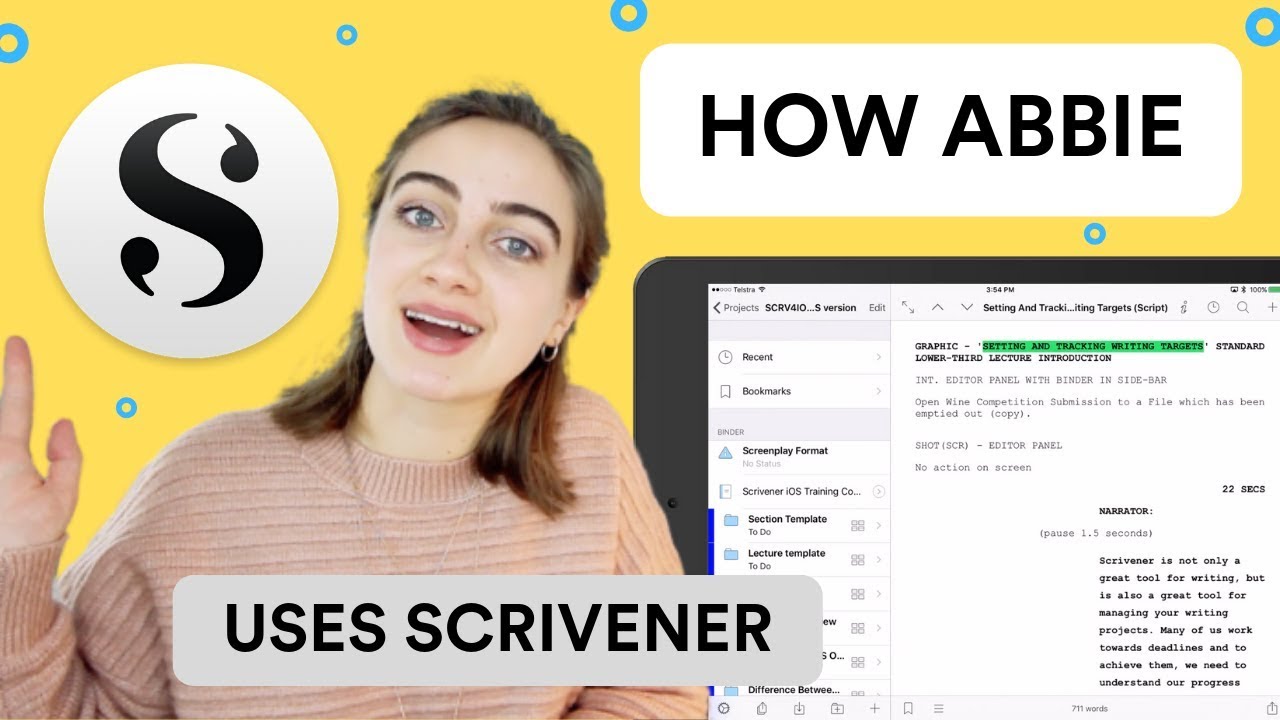 How Abbie Uses Scrivener