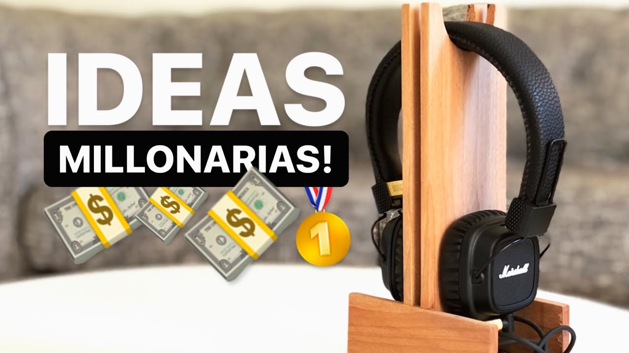 IDEAS MILLONARIA! #7 IDEAL GAMERS, PORTA HEADPHONES - PROYECTO MUEBLE