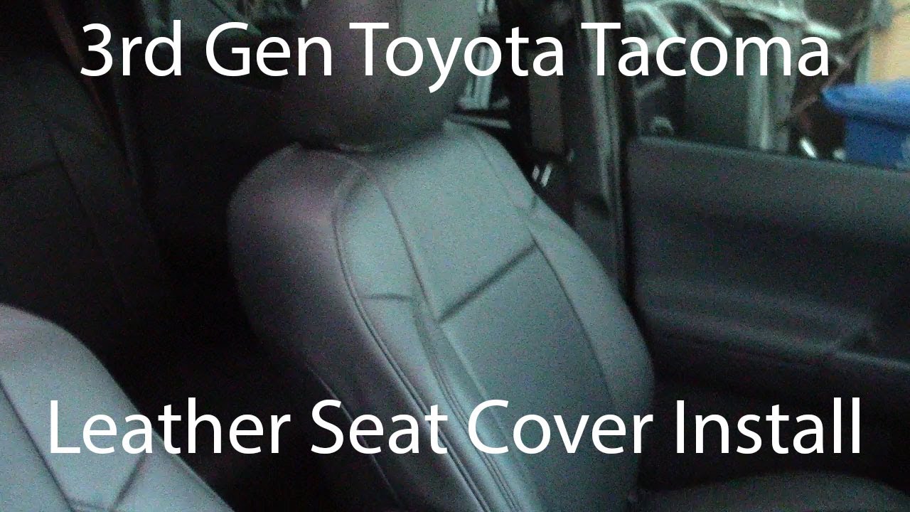 3rd Gen Tacoma Clazzio Leather Seat Cover Install