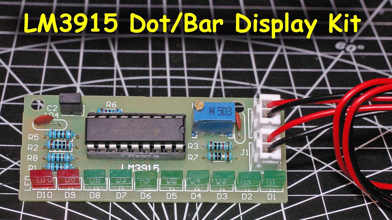 Uni-Byte 0163 - Kit of The Month: Simple and Easy LM3915 Dot/Bar Display Kit.