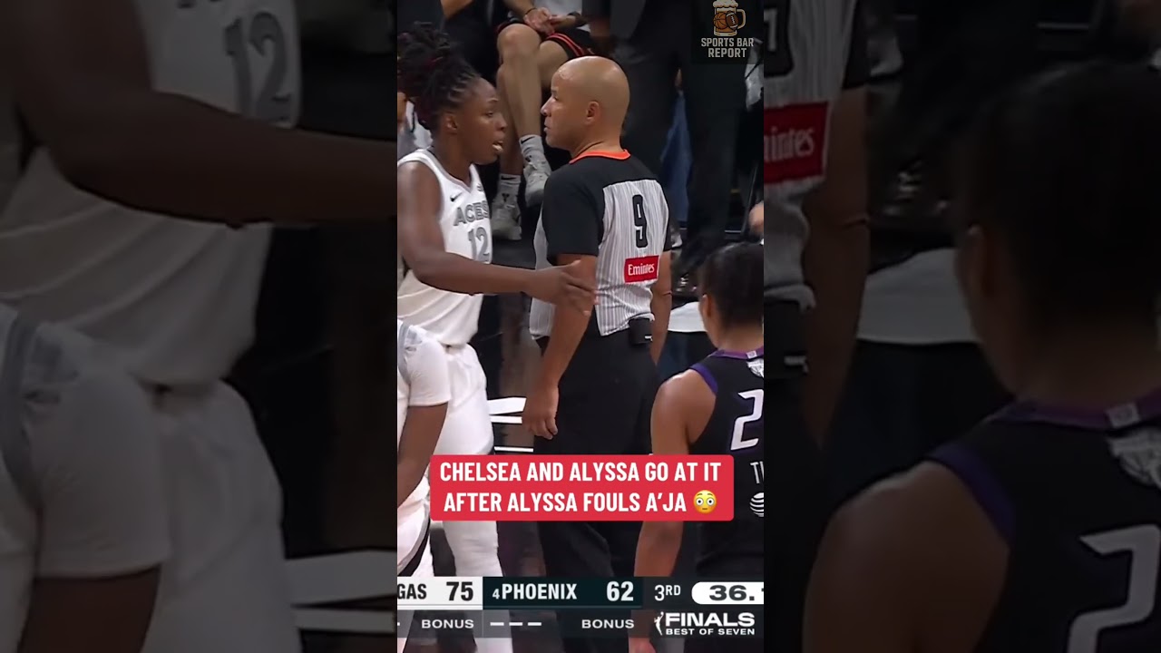 Chelsea Gray And Alyssa Thomas Go At It After Alyssa Fouls Aja Wilson!!