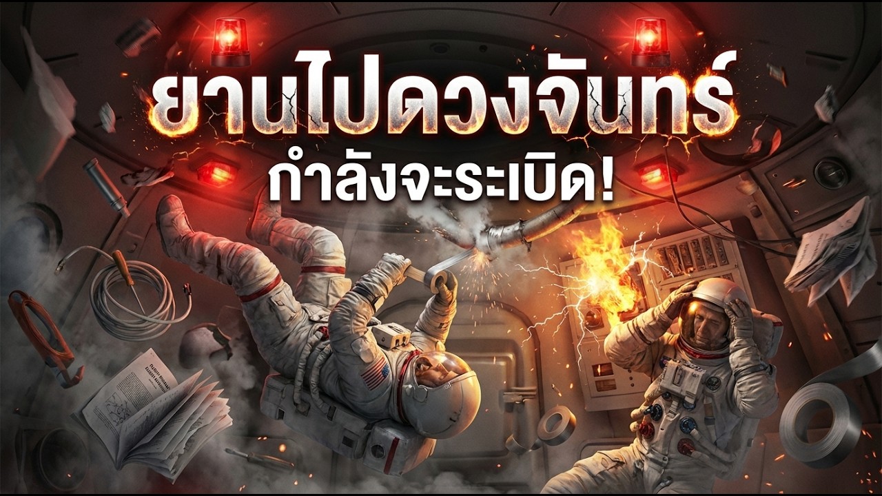 ภารกิจกู้ชีพ 300,000 กิโลเมตร! ซ่อมยานอวกาศด้วยถุงพลาสติกและเทปกาว | PODCAST ประวัติศาสตร์ EP.46
