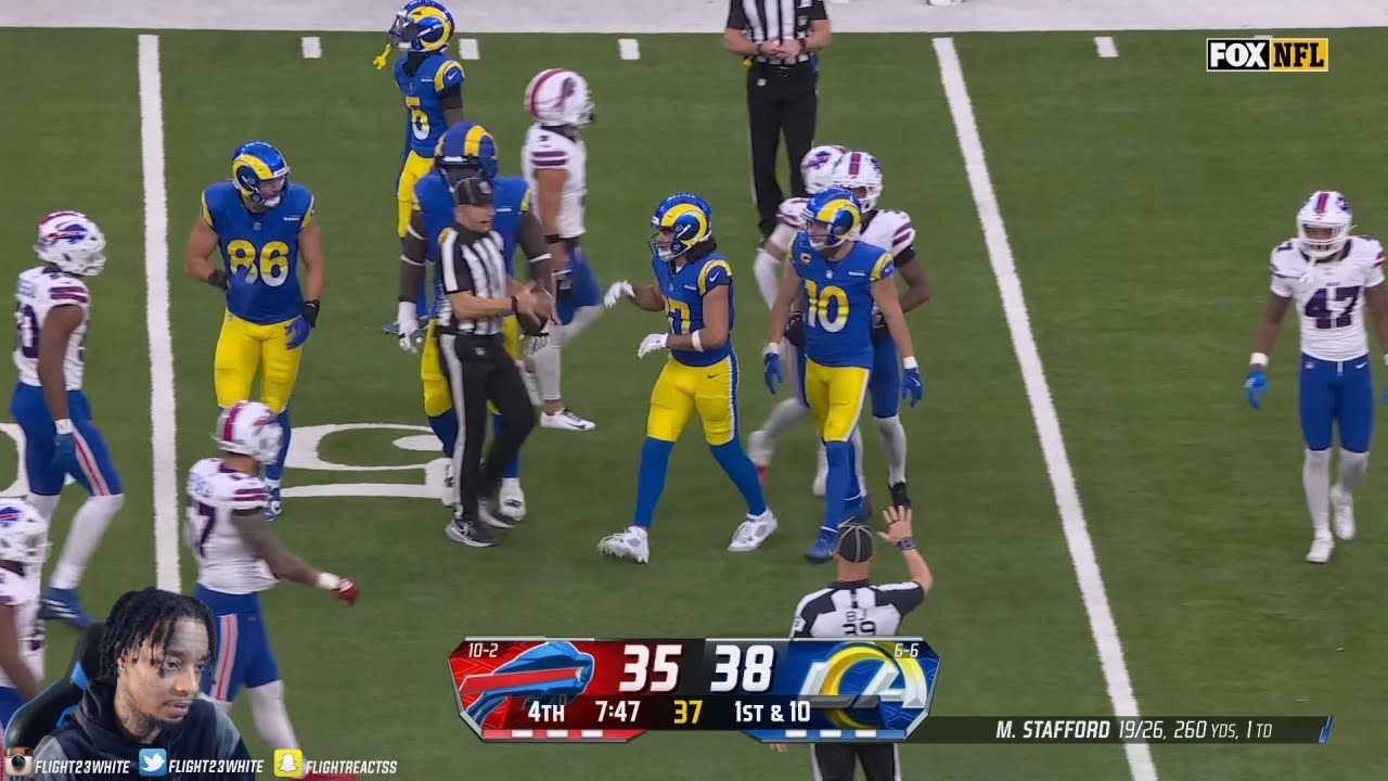 FlightReacts To Buffalo Bills vs. Los Angeles Rams Game Highlights | NFL 2024 Season Week 14!