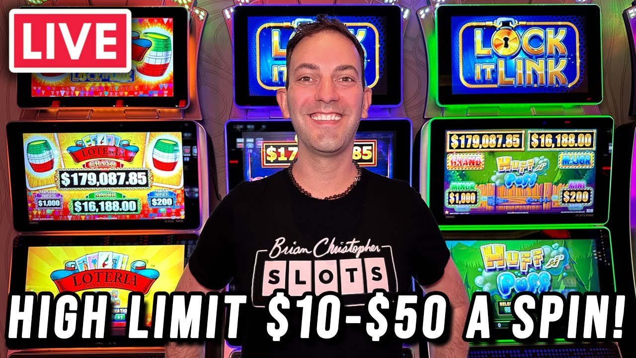 🔴 LIVE $10⮕$50 a Spin 🎰 High Limit Slots