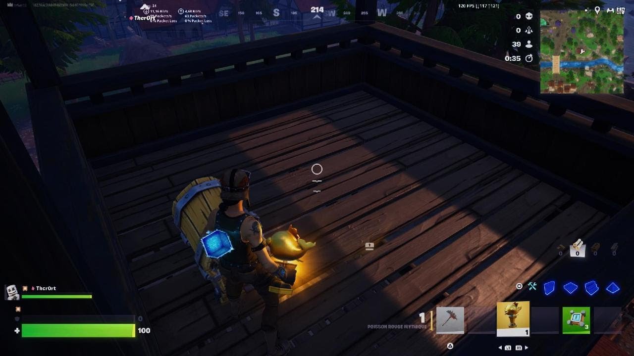 Fortnite fortnite découverte du poisson mythique en recharge