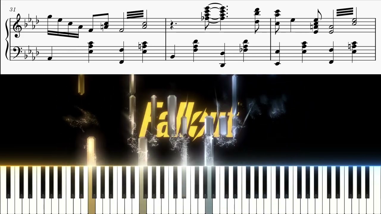 Fallout Radio Tunes on the Piano: Easy Living