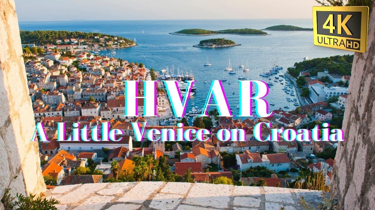 HVAR CROATIA 2025 - LITTLE VENICE ON CROATIA - 4K DRONE VIEWS HVAR CROATIA