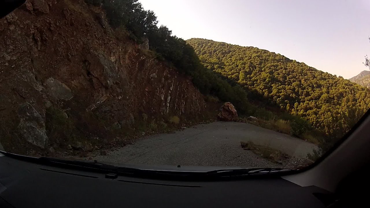 Rio-Antirrio bridge to Thermo (Highway and mountain road driving, Greece) - onboard camera