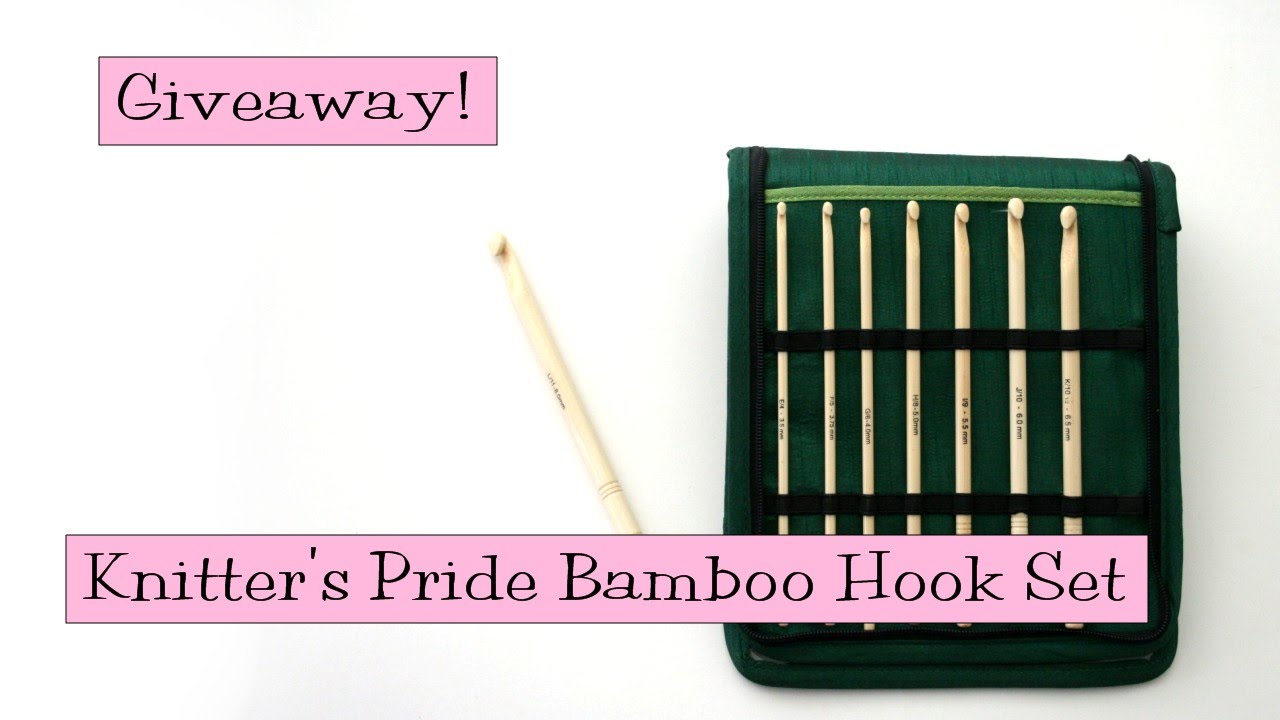 Giveaway!  Knitter's Pride Bamboo Crochet Hook Set