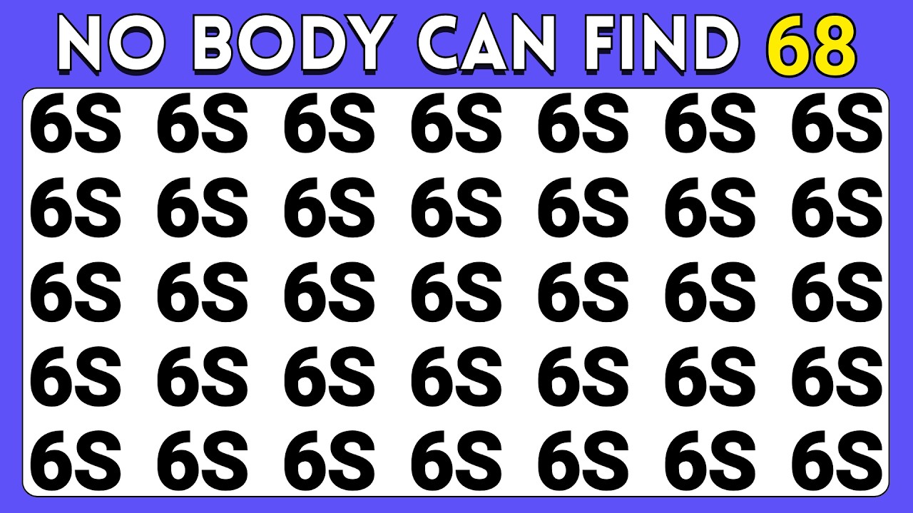 Find The Odd One Number And Letter EXTREME Level Editions 🥳💪| Test Your Observation Skills