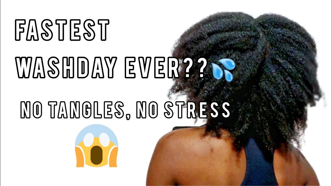 EASY AND QUICK WASHDAY ON NATURAL HAIR  Okeke Mary        #washdayroutine #quickwashday