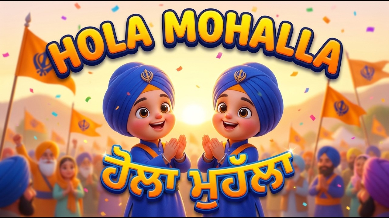 Hola Mohalla 2026 🌈 | Khalse Da Hola | Anandpur Sahib Yatra | Punjabi Kids Festival Song | BachaBox